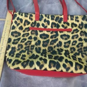 NWT leopard print purse